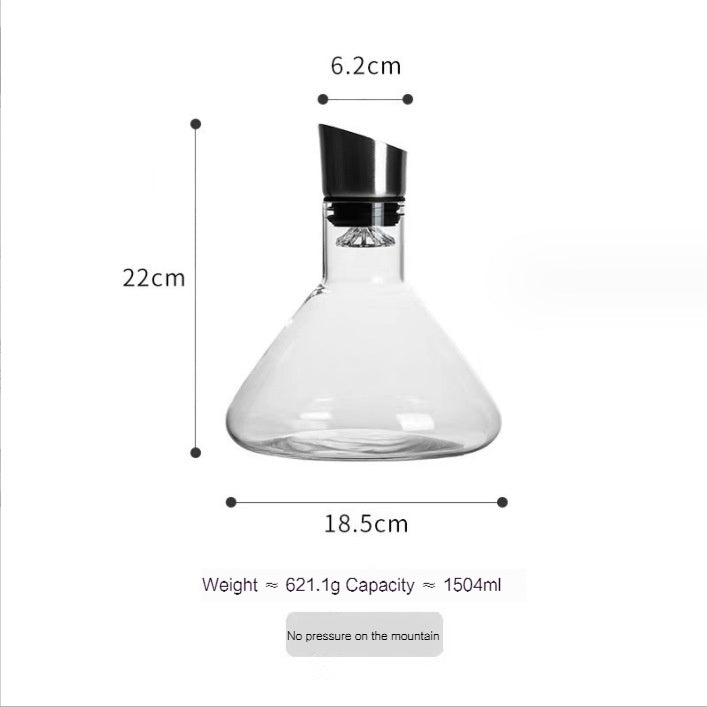 High-Grade Crystal Glass Wine Decanter, Red Wine Fair Mug Household Wine Glass Suit, Wine Filter Wake up Wine Pot
