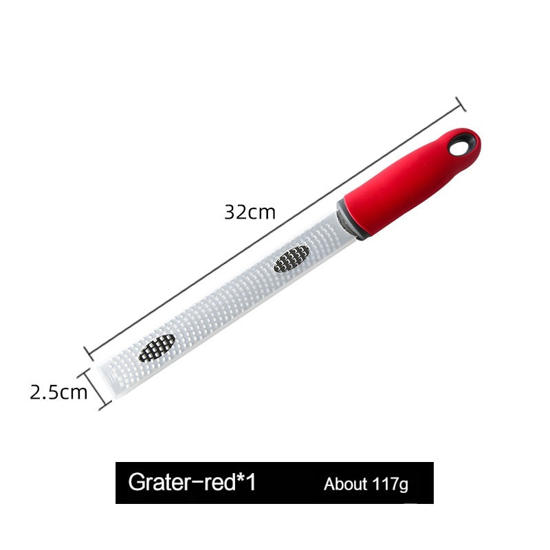 Stainless Steel Grater, Lemon Grater, Grater, Baking Chopped Cheese Cheese Chocolate Planing Machine Chipper Shaving Knife