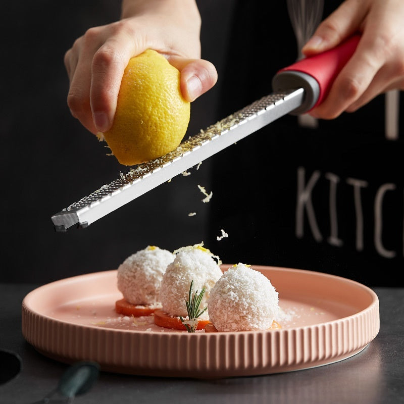Stainless Steel Grater, Lemon Grater, Grater, Baking Chopped Cheese Cheese Chocolate Planing Machine Chipper Shaving Knife
