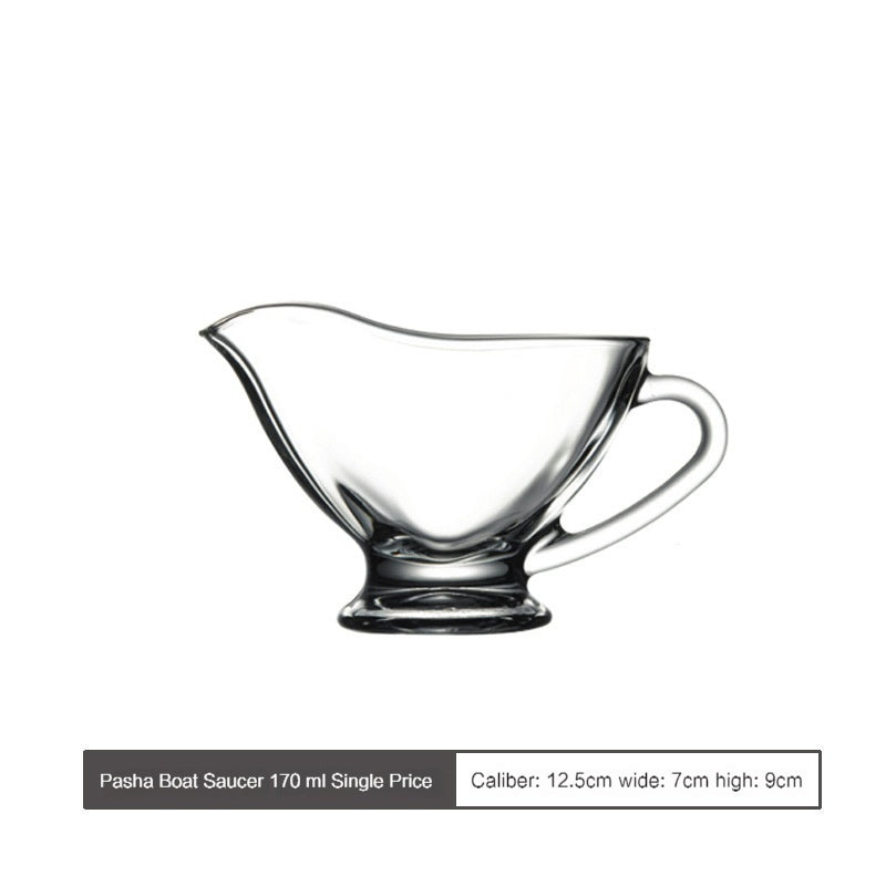 Pasabahce Lead-Free Glass Western Tableware Seasoning Dish Dessert Cup Boat Sauce Dish