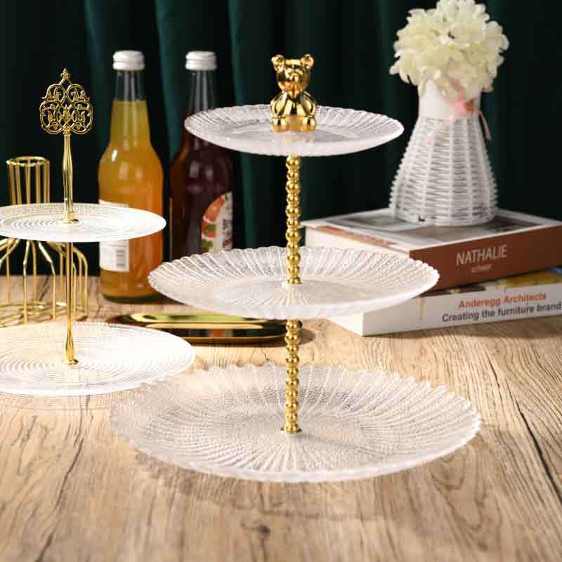 Multi-Layer Fruit Plate Living Room Coffee Table Household Candy Tray, Front Desk Snack Dish, Beauty Salon Dessert Fruit Plate