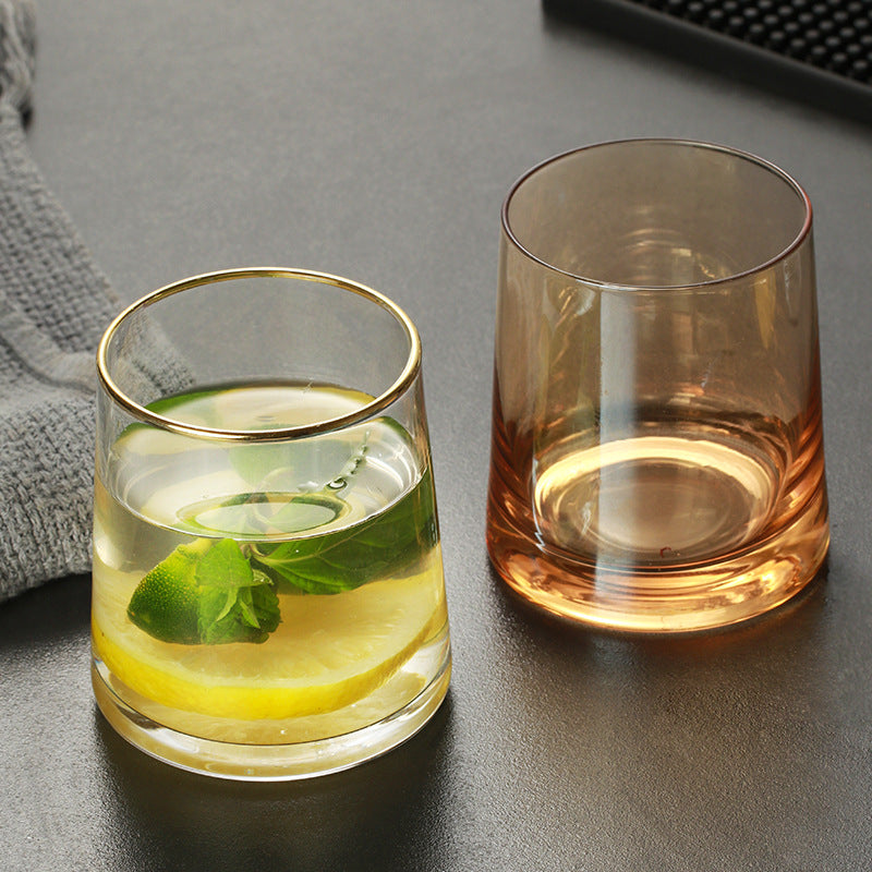 Nordic Colorful Glass, Household Whiskey Glass, Heat-Resistant Water Cup Drink Cup