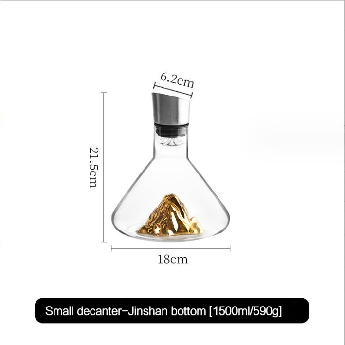 High-Grade Crystal Glass Wine Decanter, Red Wine Fair Mug Household Wine Glass Suit, Wine Filter Wake up Wine Pot