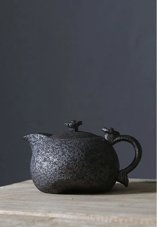 yuntasty 2017 new arrival rust-glazed ceramic teapot kettle tea pot chinese kung fu tea set drinkware