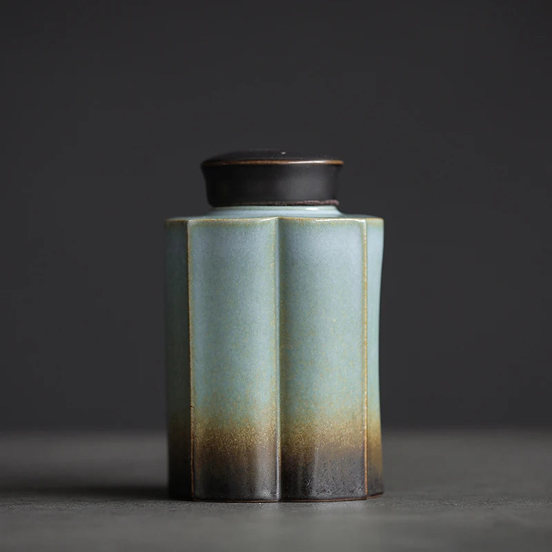 yuntasty Ceramic Tea Cans Loose Tea Canister for Tea