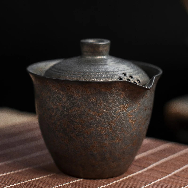 yuntasty chinese ceramic teapot kettle gaiwan teacup chinese kung fu chawan drinkware 200ml