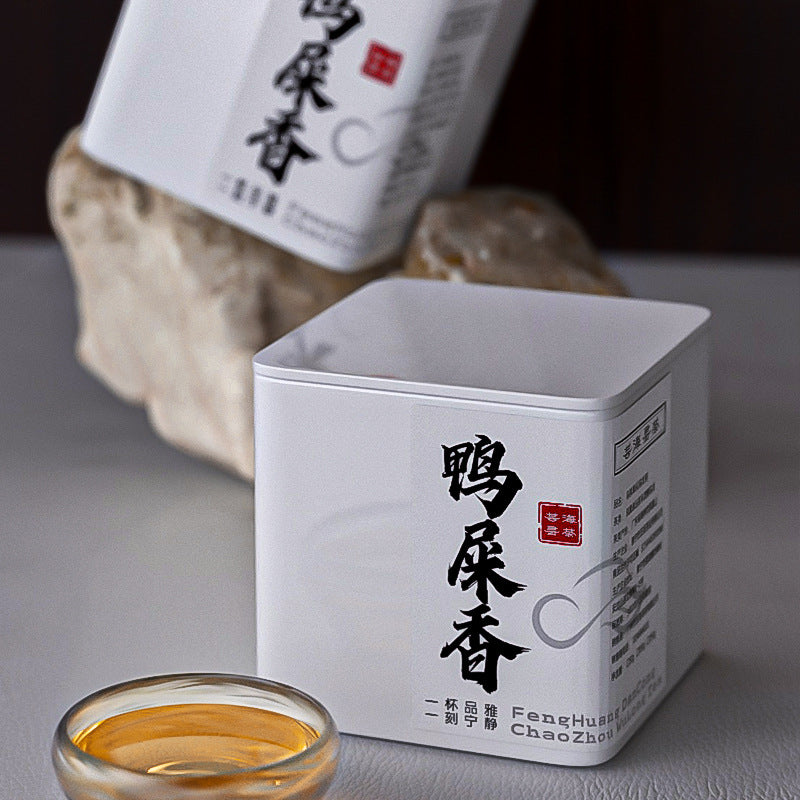 Phoenix dancong tea duck Poo fragrant small square pot 50g gift box with special new tea Chaozhou dancong