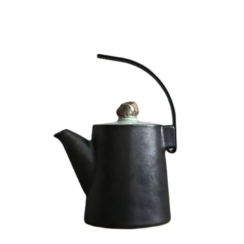 yuntasty black crockery ceramic teapot kettle japanese tea pot ceramic tea sets