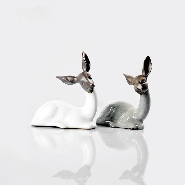 yuntasty ceramic tea pets deer tea accessories kung fu tea set decoration