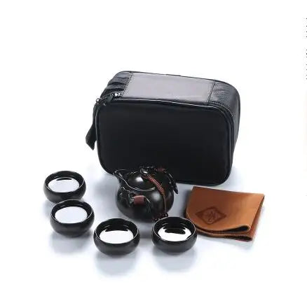 yuntasty ceramic teapot kettle gaiwan tea cup for puer chinese tea pot portable tea set with travel bag