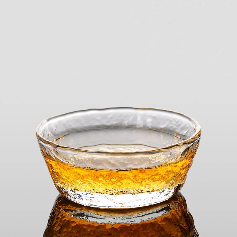 yuntasty glass cup japanese heat-resistant glass tea cup handmade teacups glass cup of tea accessories