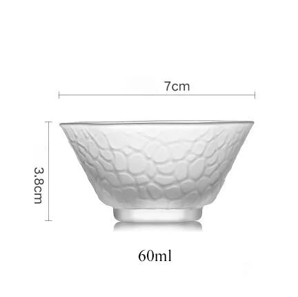 yuntasty glass cup japanese heat-resistant glass tea cup handmade teacups glass cup of tea accessories