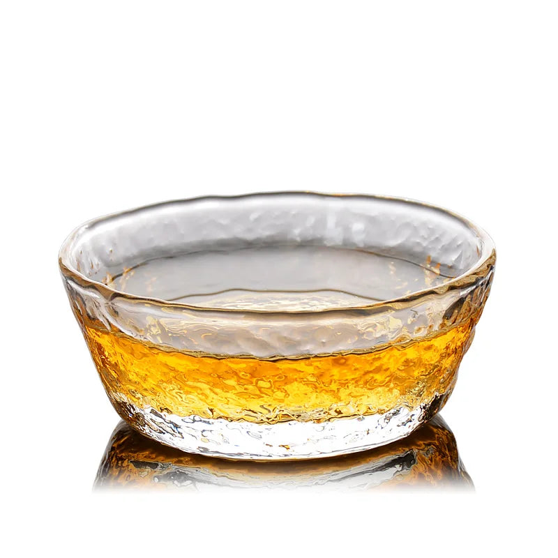 yuntasty glass cup japanese heat-resistant glass tea cup handmade teacups glass cup of tea accessories