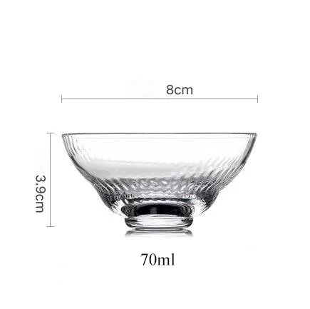 yuntasty glass cup japanese heat-resistant glass tea cup handmade teacups glass cup of tea accessories