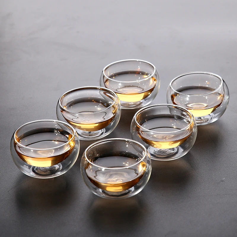 yuntasty heat-resistant glass cups for coffee transparents teacup glass coffee tea cup
