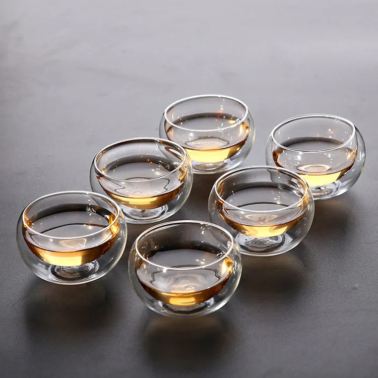 yuntasty heat-resistant glass cups for coffee transparents teacup glass coffee tea cup
