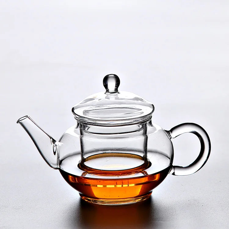 yuntasty heat-resistant glass teapot kettle for green tea pot glass tea set