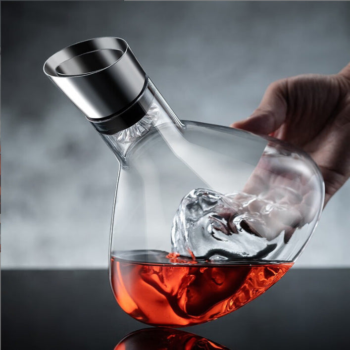 High-Grade Crystal Glass Wine Decanter, Red Wine Fair Mug Household Wine Glass Suit, Wine Filter Wake up Wine Pot