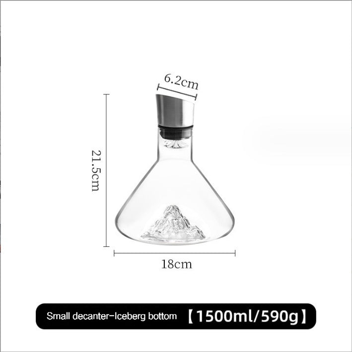 High-Grade Crystal Glass Wine Decanter, Red Wine Fair Mug Household Wine Glass Suit, Wine Filter Wake up Wine Pot