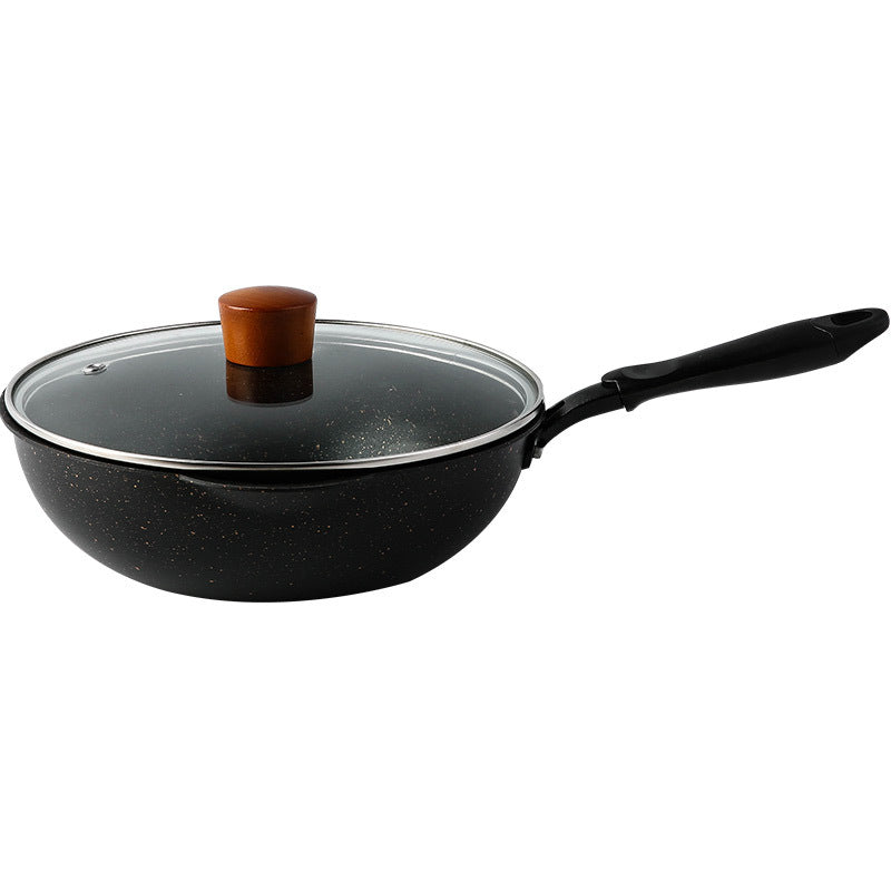Medical Stone Non-Stick Pan, Frying Pan, Small Size Frying Pan Induction Cooker Special Use, Gourmet Japanese Style