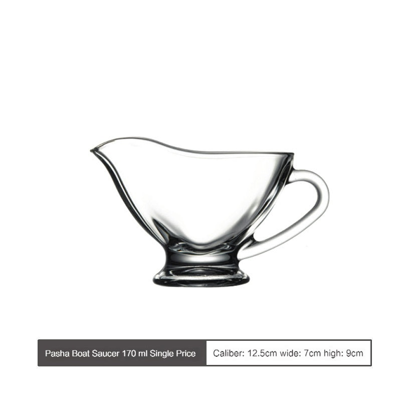 Pasabahce Lead-Free Glass Western Tableware Seasoning Dish Dessert Cup Boat Sauce Dish