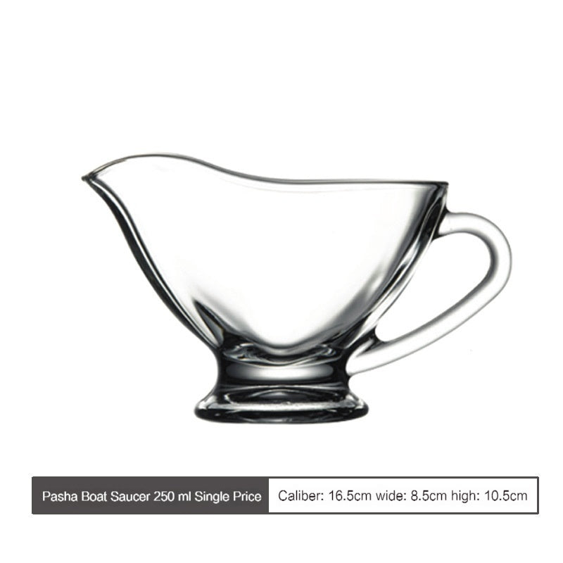 Pasabahce Lead-Free Glass Western Tableware Seasoning Dish Dessert Cup Boat Sauce Dish