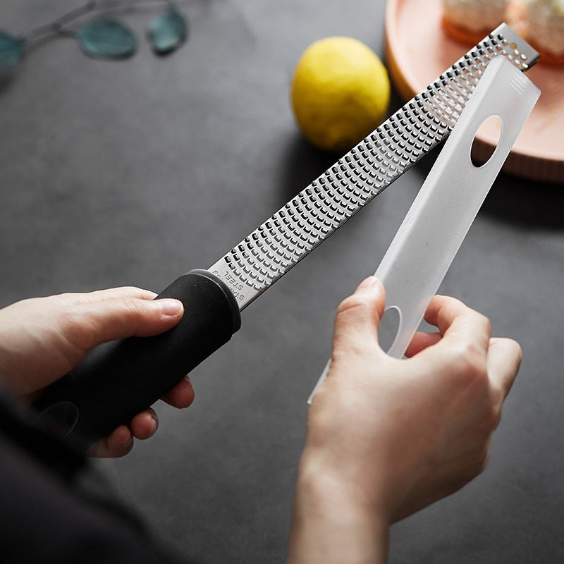 Stainless Steel Grater, Lemon Grater, Grater, Baking Chopped Cheese Cheese Chocolate Planing Machine Chipper Shaving Knife
