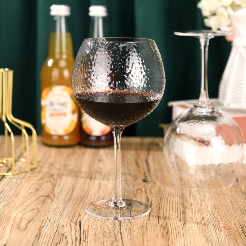 Bokendi Crystal Red Wine Glass, European Household Transparent Glass Goblet, Apple Cup, Large Wine Glass Wine Set