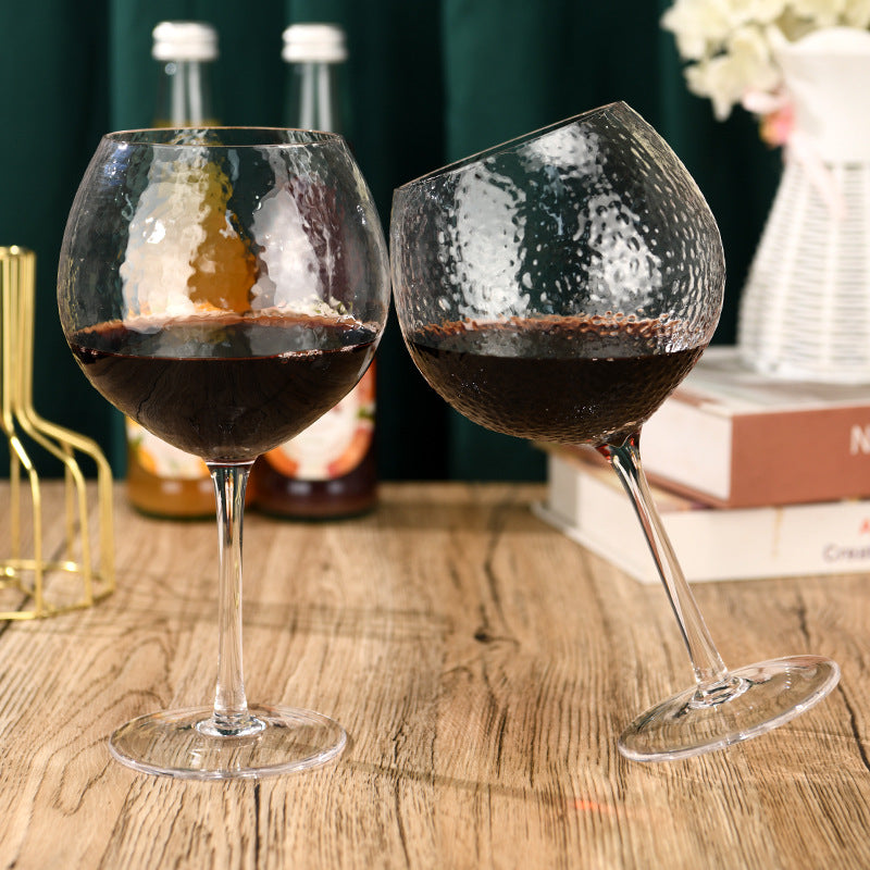 Bokendi Crystal Red Wine Glass, European Household Transparent Glass Goblet, Apple Cup, Large Wine Glass Wine Set