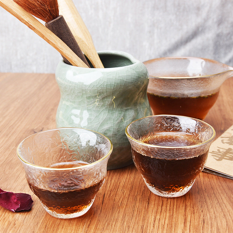 Japanese Heat-Resistant Glass Tea Set, Household Kung Fu Tea Cup Tureen, Office Tea Making Device Tea Ceremony