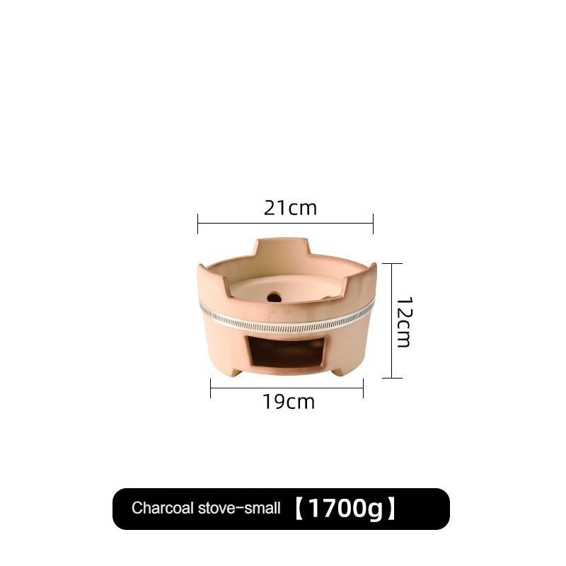 Hot Pot Household Claypot Rice Casserole, Stew Pot, Soup Burning Gas Stove Dedicated Small Size Old-Fashioned Pottery Clay Charcoal Stove
