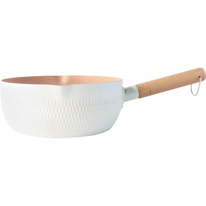 Japanese Yukihira Pan, Non-Stick Small Soup Pot, Household Induction Cooker Gas Stove Cooking Noodles Instant Noodle Pot