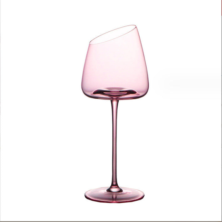 French Flamingo Red Wine Glass, Crystal Glass Goblet, Affordable Luxury Style Good-looking Wine Glass Crystal Glasses, Gift