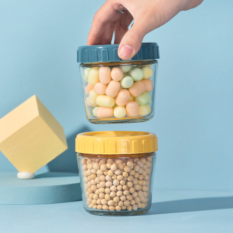 Sealed Jar Glass Food Grade Honey Storage Bottle, Pickles Bottle Fire Extinguisher Bottles, Household Cereals Small Storage Jar