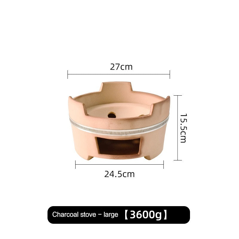 Hot Pot Household Claypot Rice Casserole, Stew Pot, Soup Burning Gas Stove Dedicated Small Size Old-Fashioned Pottery Clay Charcoal Stove