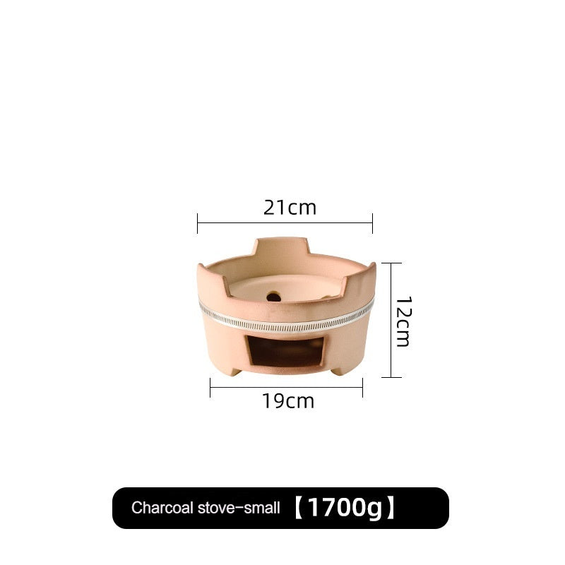 Hot Pot Household Claypot Rice Casserole, Stew Pot, Soup Burning Gas Stove Dedicated Small Size Old-Fashioned Pottery Clay Charcoal Stove