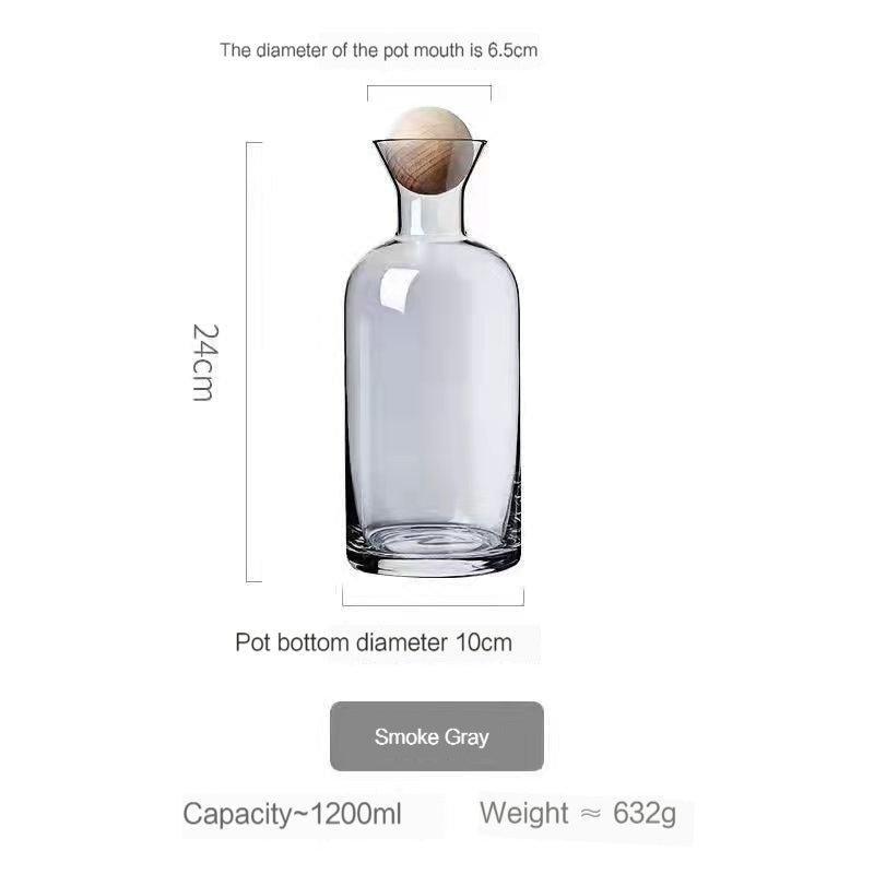 Nordic Creative Heat Resistant Glass Kettle Household Drinking Cup Set, Large Capacity Living Room Juice Cup Cool Water Pot Cold Kettle