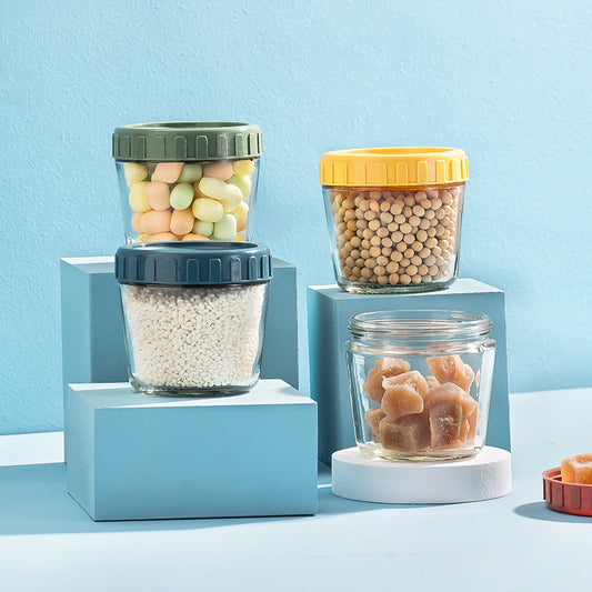 Sealed Jar Glass Food Grade Honey Storage Bottle, Pickles Bottle Fire Extinguisher Bottles, Household Cereals Small Storage Jar
