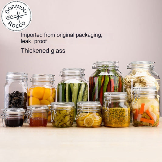 PO'MY Oli Glass Sealed Can, Wine Fermentation Jar, Green Waxberry Brewing Enzyme Fire Extinguisher Bottles, Pickled Vegetables Earthen Jar