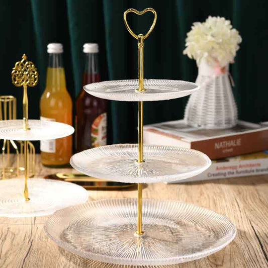 Multi-Layer Fruit Plate Living Room Coffee Table Household Candy Tray, Front Desk Snack Dish, Beauty Salon Dessert Fruit Plate