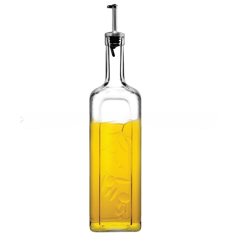 Creative Kitchen Spice Bottle, Household Glass Jar Soy Sauce and Vinegar Bottle, Fire Extinguisher Bottles Olive Oil Pot Leak-Proof Large Small Set
