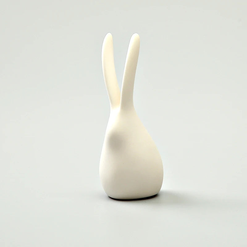 yuntasty white ceramic tea pets rabbit chinese kung fu tea accessories