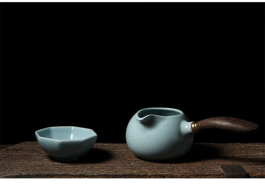yuntasty ru kiln ceramic tea infusers tea pitcher chinese kung fu tea accessories
