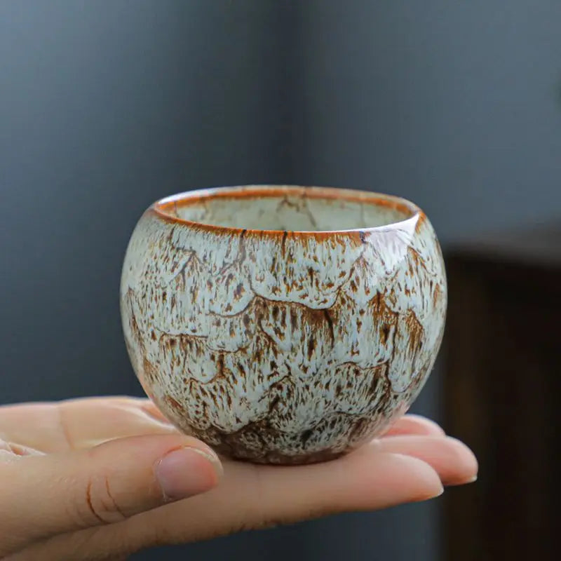 yuntasty 150ml Ceramic Tea Cup Arabic Espresso Coffee Cup Chinese Kung Fu Clear Tea Water Cups Sets Japanese Tea Service