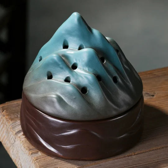 yuntasty Ceramic Incense Burners Mountain Incense Holders