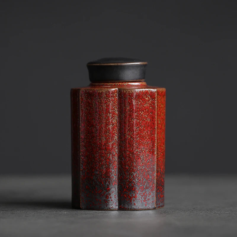 yuntasty  Ceramic Tea Cans Loose Tea Canister for Tea