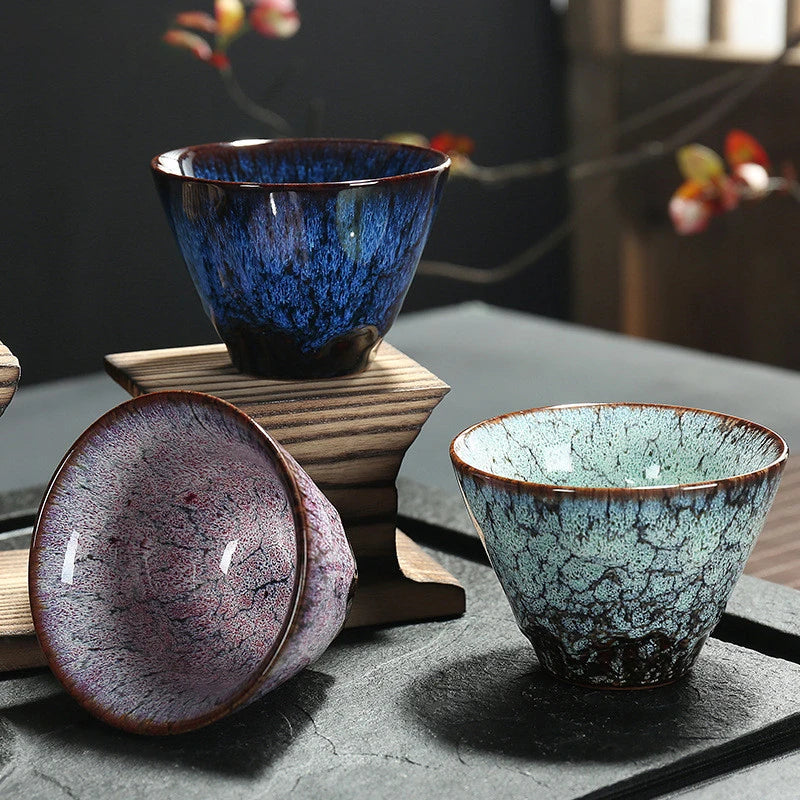 yuntasty Ceramic Teacup Porcelain Cup Home Tea Cup Creative ceramic cup 120ml