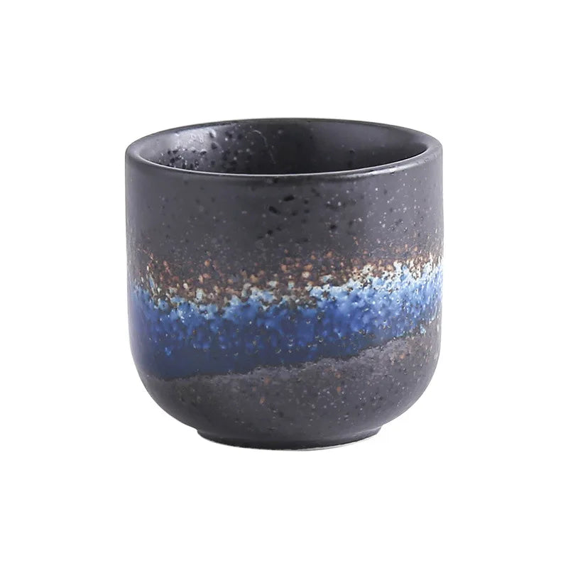 yuntasty Japanese Style Teacup Water Cup Stoneware Ceramic Hand-painted Kungfu Teacup Drinkware