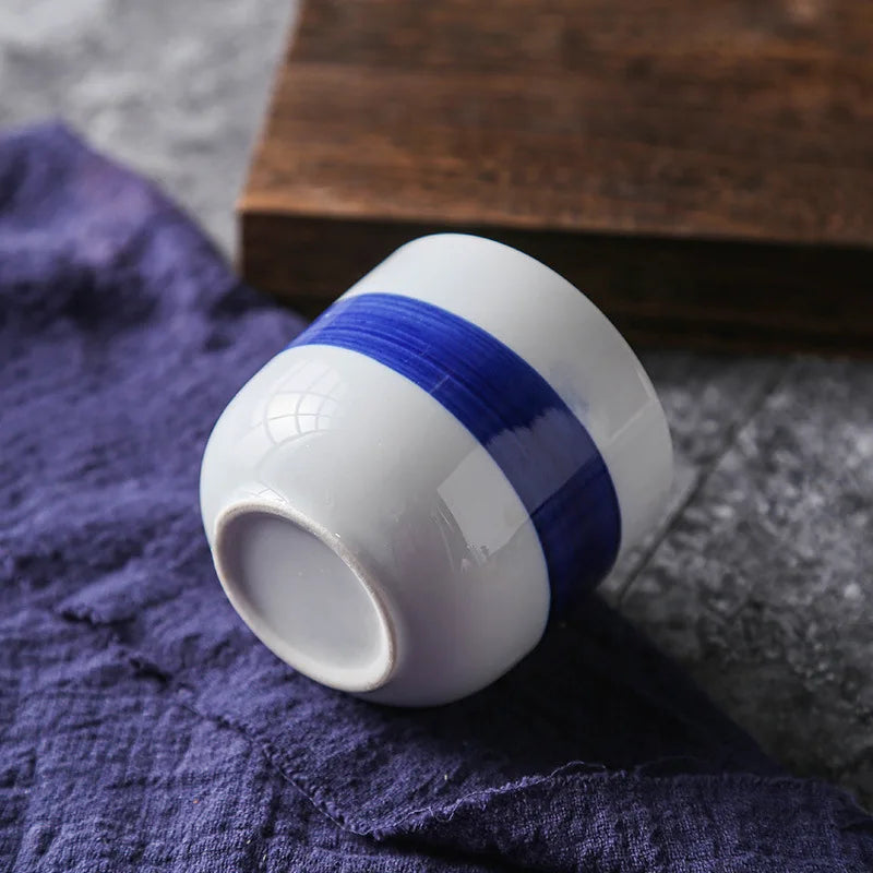 yuntasty Japanese Style Teacup Water Cup Stoneware Ceramic Hand-painted Kungfu Teacup Drinkware