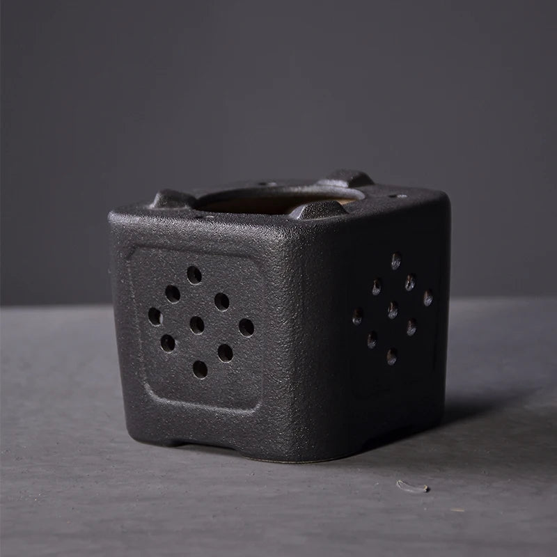 yuntasty black crockery ceramic kyusu teapot chinese tea pot drinkware 500ml